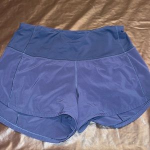 Navy high waisted lulu shorts